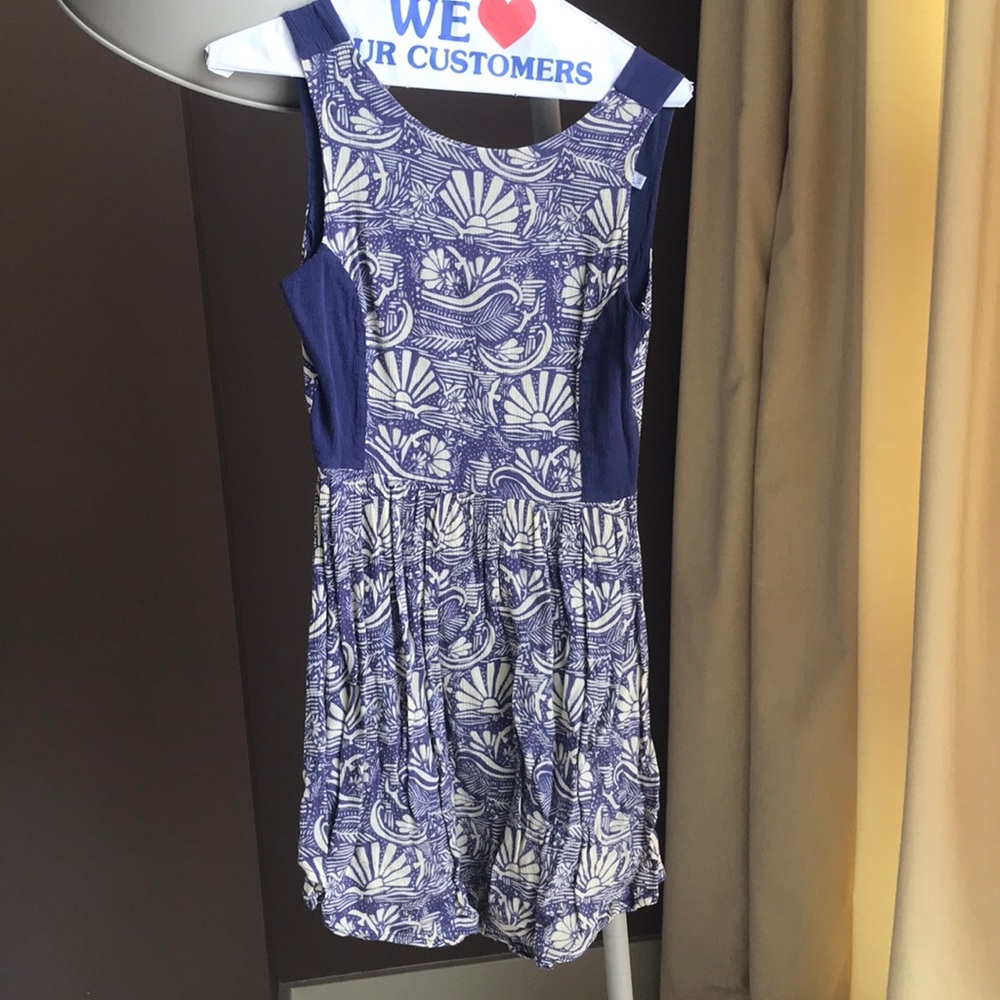 Blue sundress
